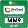 Like card coupon KSA (MM9) Enjoy Up To 70 % OFF