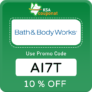 Bath and Body coupon KSA (AI7T) Enjoy Up To 70% OFF