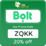 Bolt Promo Code KSA (ZQKK) Enjoy Up To 60% OFF