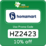 Homzmart Promo Code KSA (HZ2423) Enjoy Up To 70 % OFF